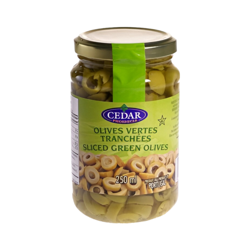 Cedar Sliced Green Olives 250Ml