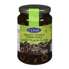 Cedar Sliced Black Olives 250Ml