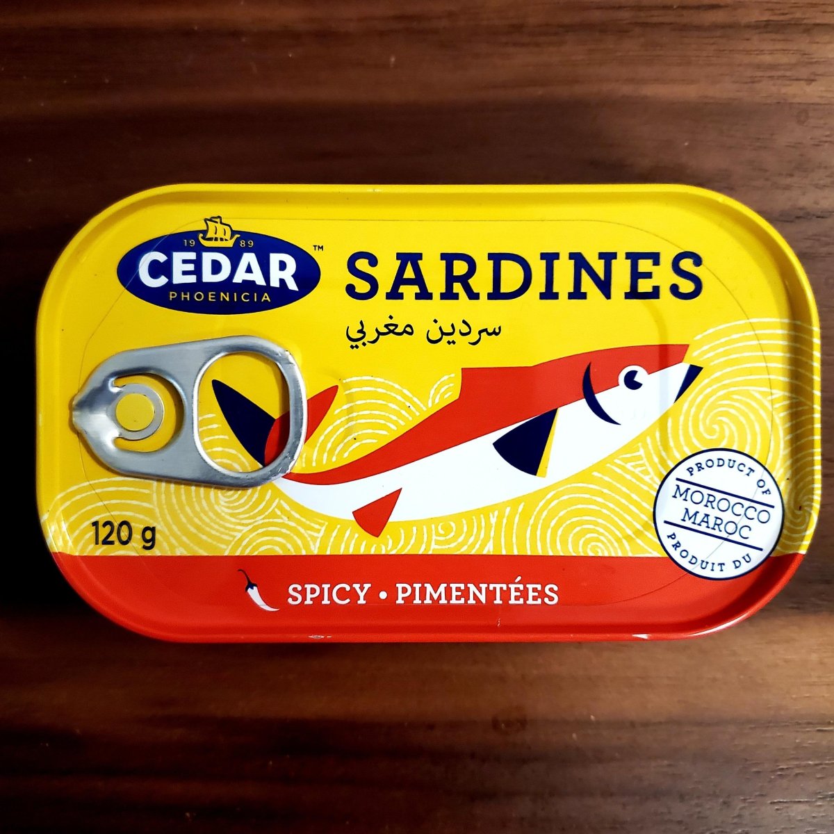 Cedar Sardines Spicy 120G