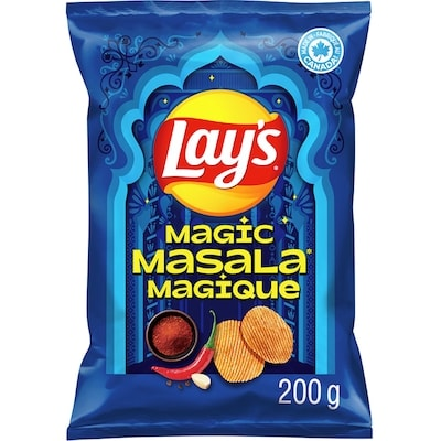 Lay's Magic Masala ridged flavoured potato chips 200 g