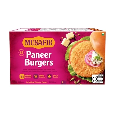 MUSAFIR Paneer Burgers 480 g