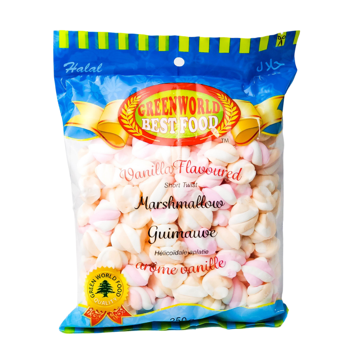 Green World Marshmallow Twisted Vanilla 250G