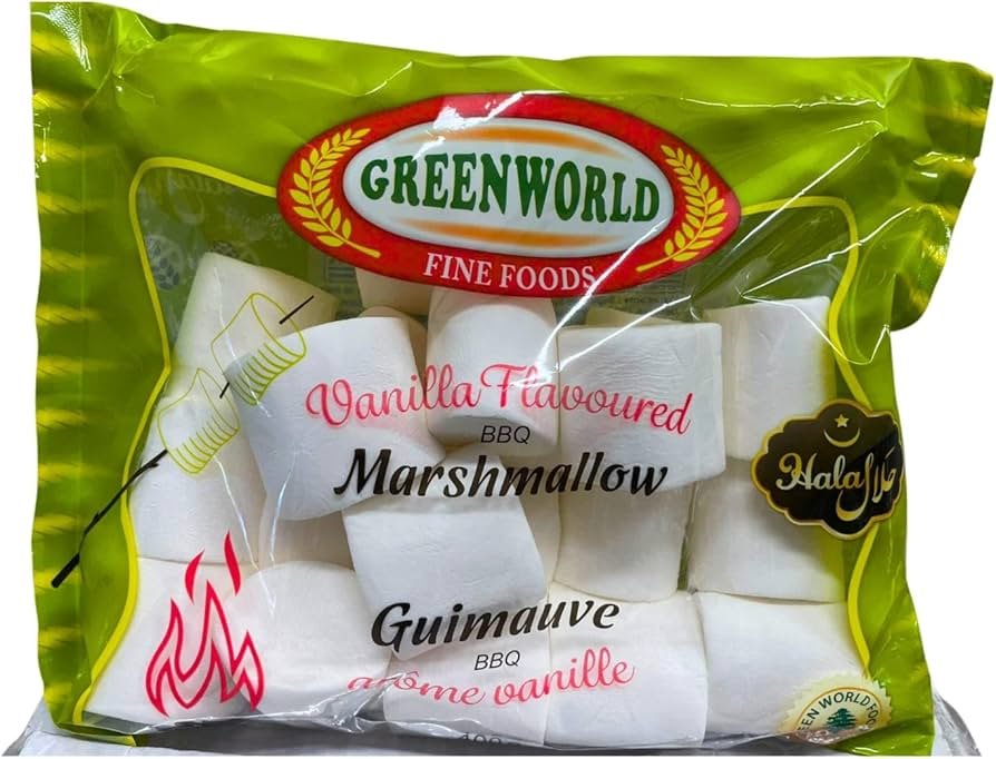 Green World Marshmallow XL White 400G