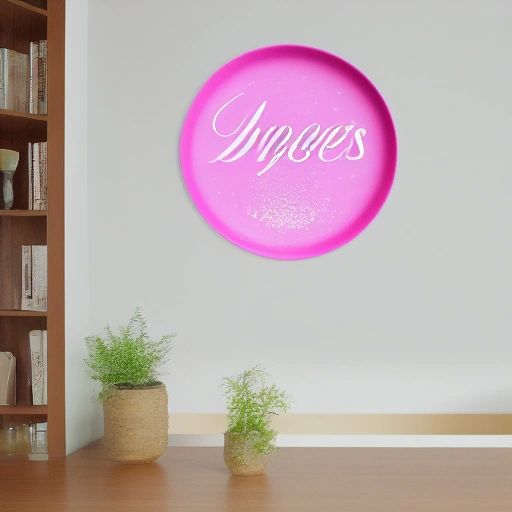 Angels Craft Wall Sticker Baby Shower Pink