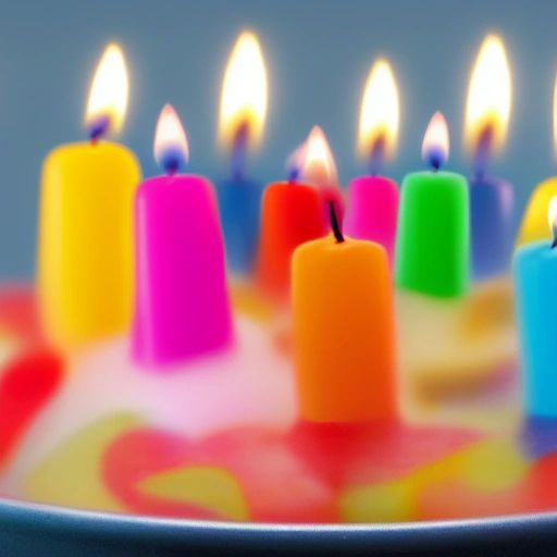 Birthday Candles 8 pcs