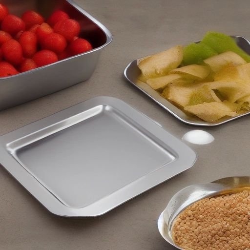 STAINLESS TRAYS 2PC