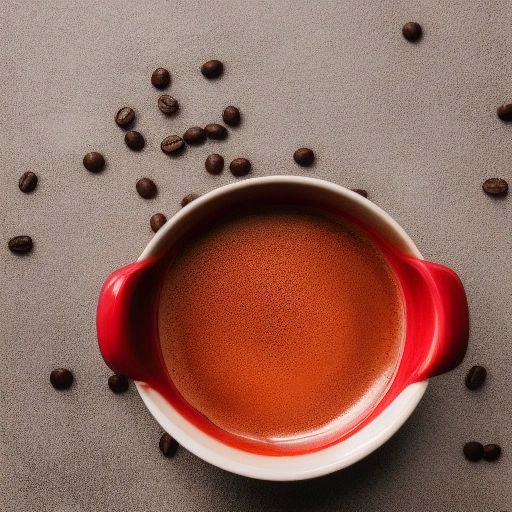 COFFEE CUP RED SET 12