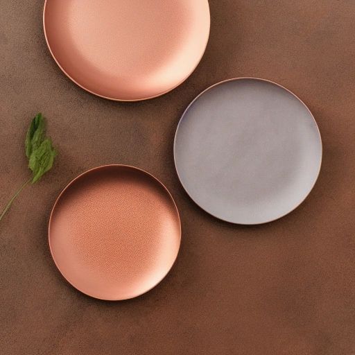 COPPER ROUND TRAY