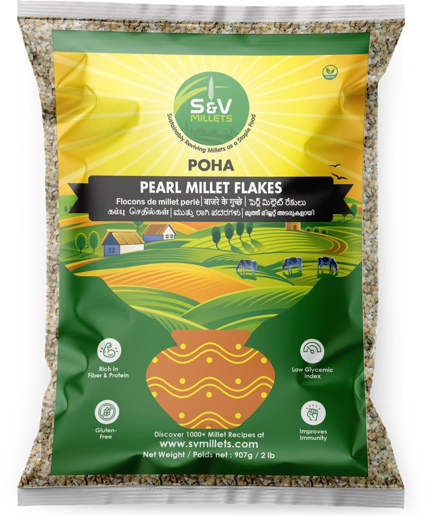 S&V Millets Pearl Millet Flakes