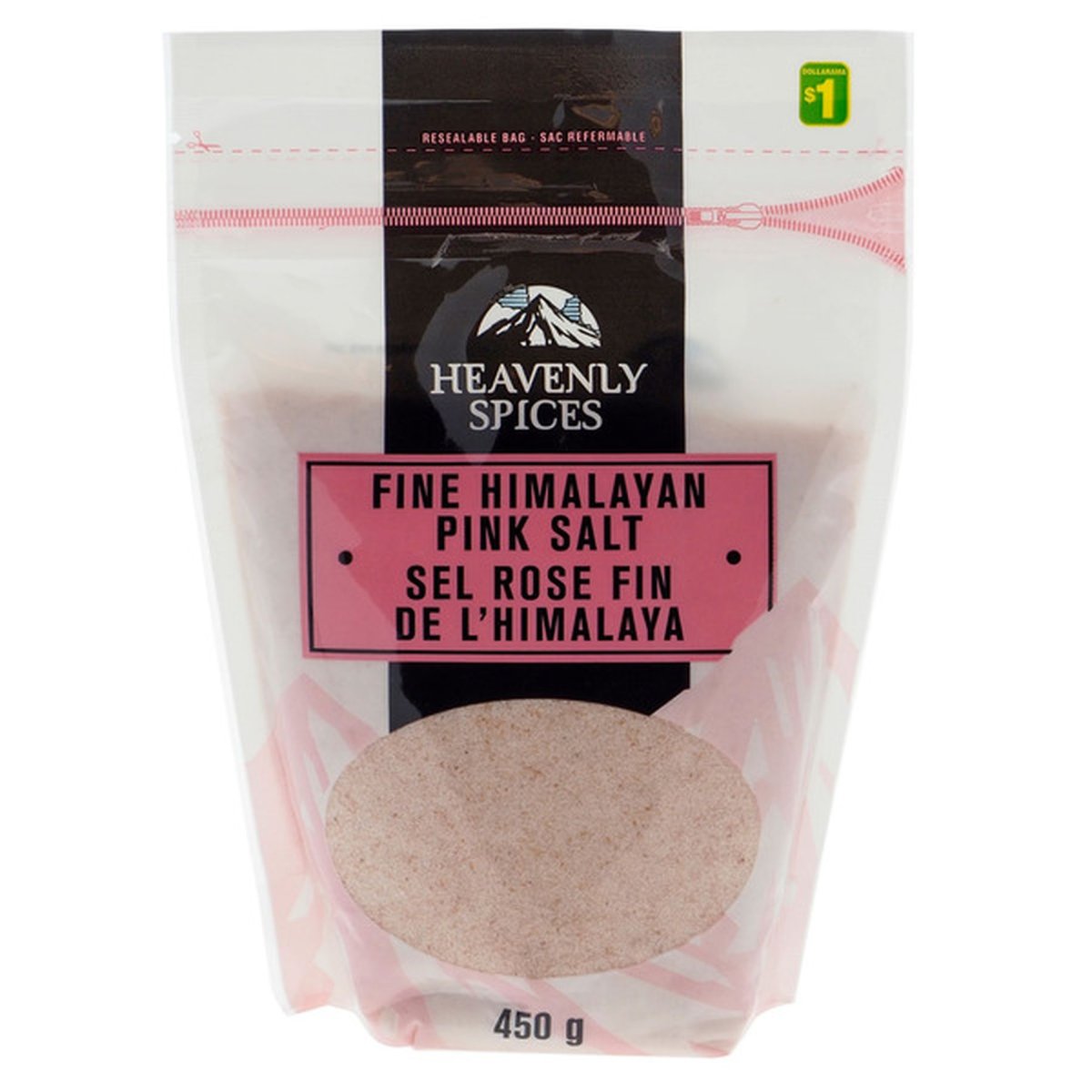 Heavenly Spices Fine Himalayan Pink Salt 450g