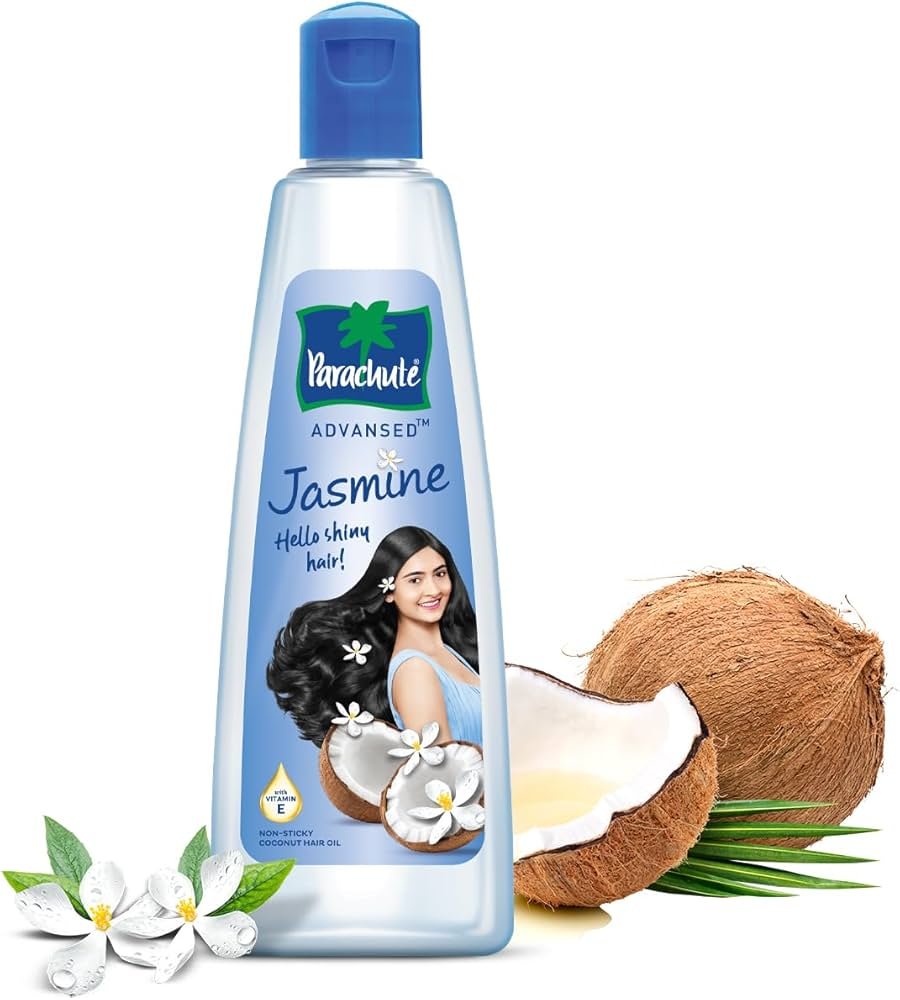 Parachute Advansed Jasmine Non-Sticky Coconut Hair Oil 10.14 fl.oz. (300ml)