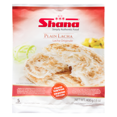 Shana Parathas Plain Lacha 400 g