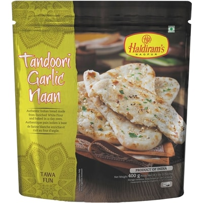 Haldiram Naan Tandoori Garlic 400 g