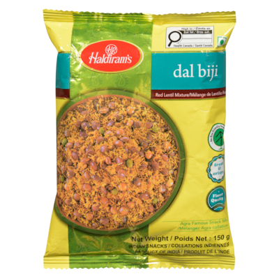 Haldiram Indian Snacks Dal Biji Red Lentil Mixture 150 g