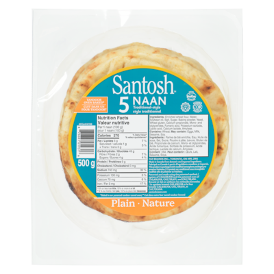 Santosh Santosh Naan 5-Pack 500 g