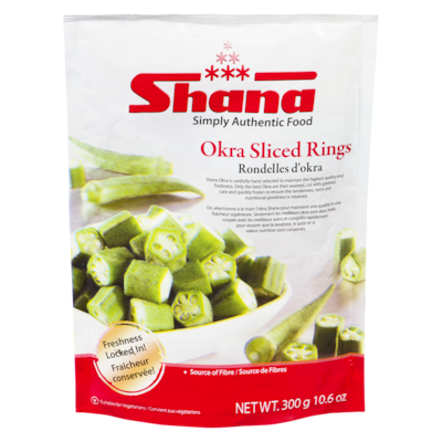 Shana Okra Rings 300 g
