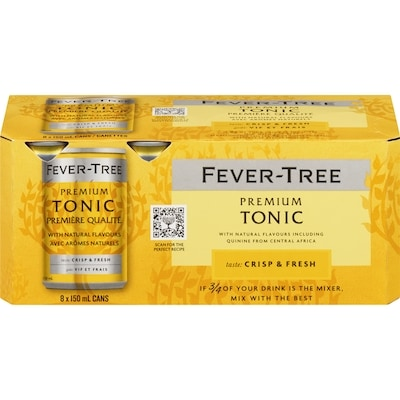 Fever Tree Indian Tonic Water 8x150