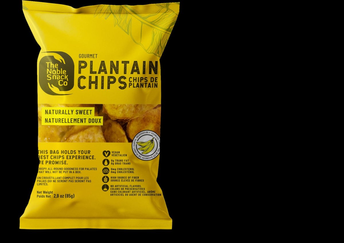 Noble Plantain Chips - 85g, Yellow(Naturally Ripe)