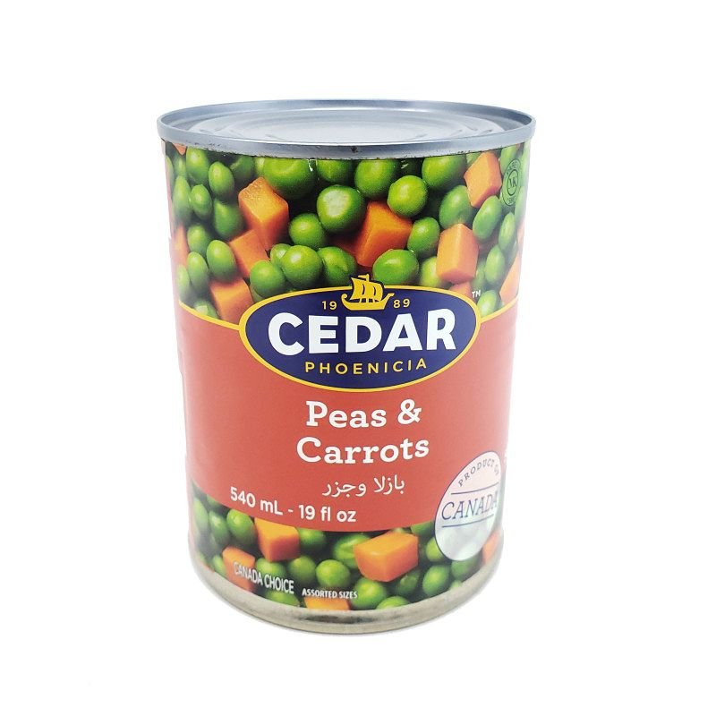 CEDAR PEAS & CARROTS 540mL