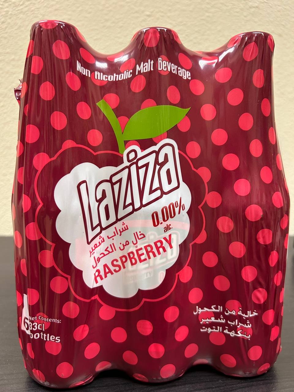 Laziza Raspberry Malt 6Pack