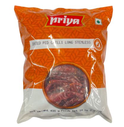 Priya Redchilli Whole 400 g