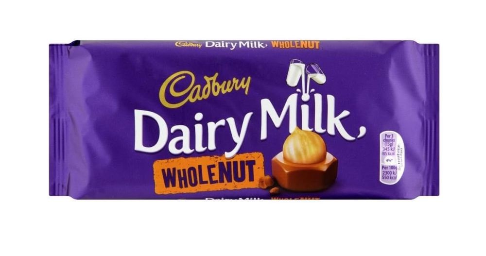 Cadbury Wholenut 120 g