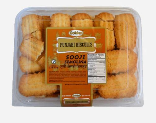 Golden Sooji Punjabi Biscuits 2.5 lb