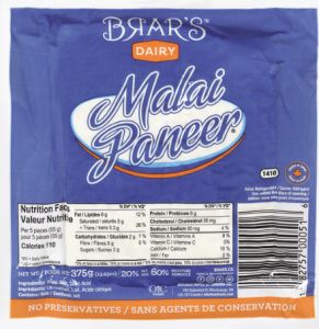 Brar Malai Paneer 375 g
